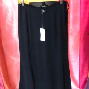 NWT Eileen Fisher Blue Fluted Skirt
